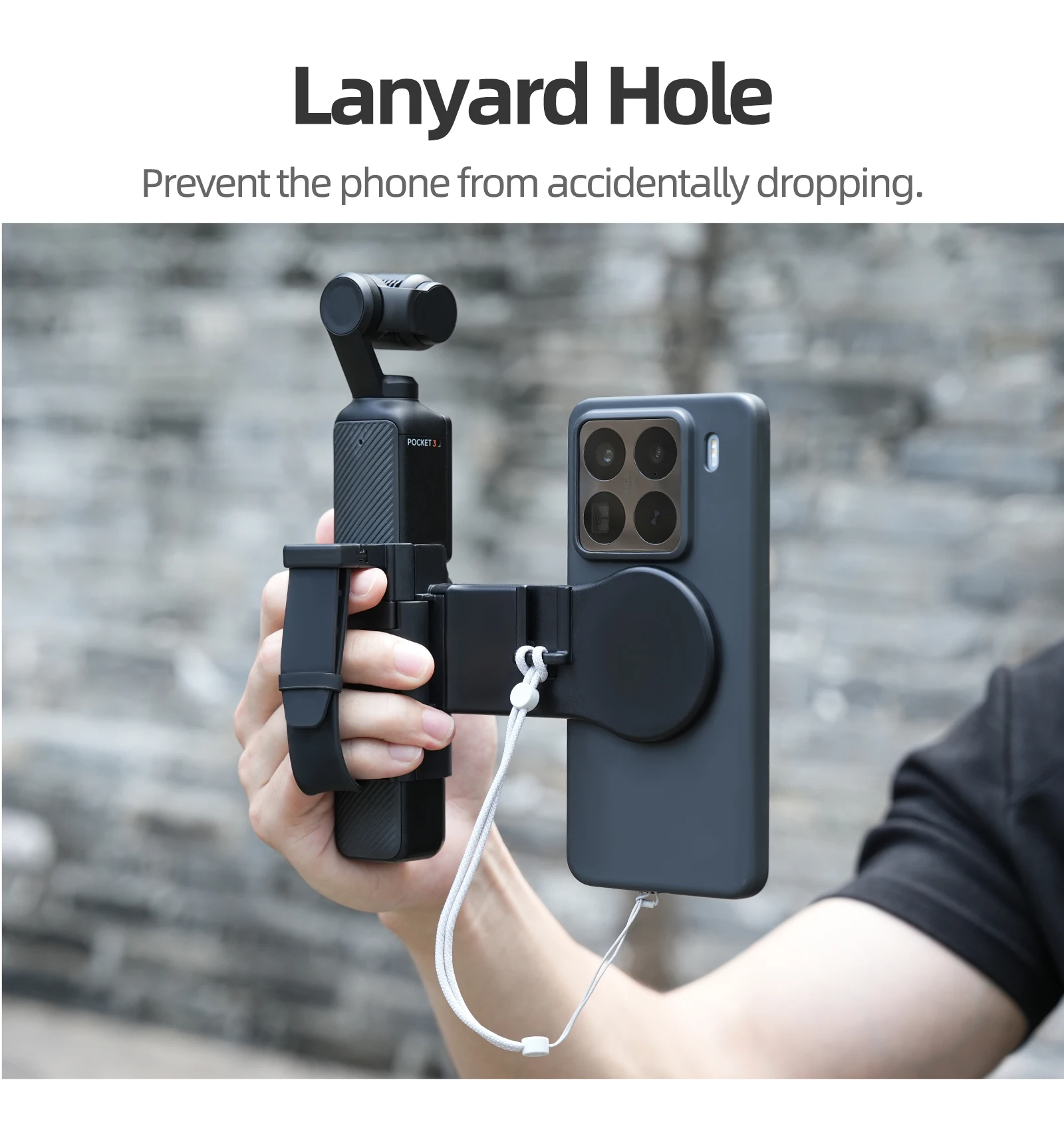ل DJI OSMO Pocket 3 المغناطيسي المطالبة حامل هاتف المحمول POCKET 3 المضادة للسقوط سيليكون شريط للرسغ ل DJI Pocket 3 ملحق