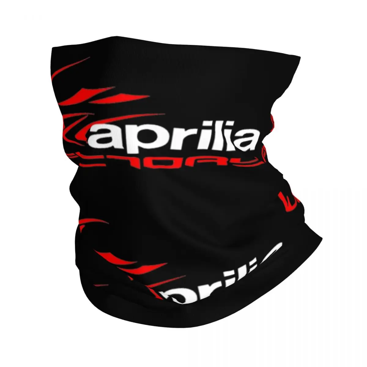 Aprilia Factory Bandana Neck Gaiter Motorcycle Racing Mask Scarf Multifunctional Headwear Outdoor Sports Unisex Adult Washable