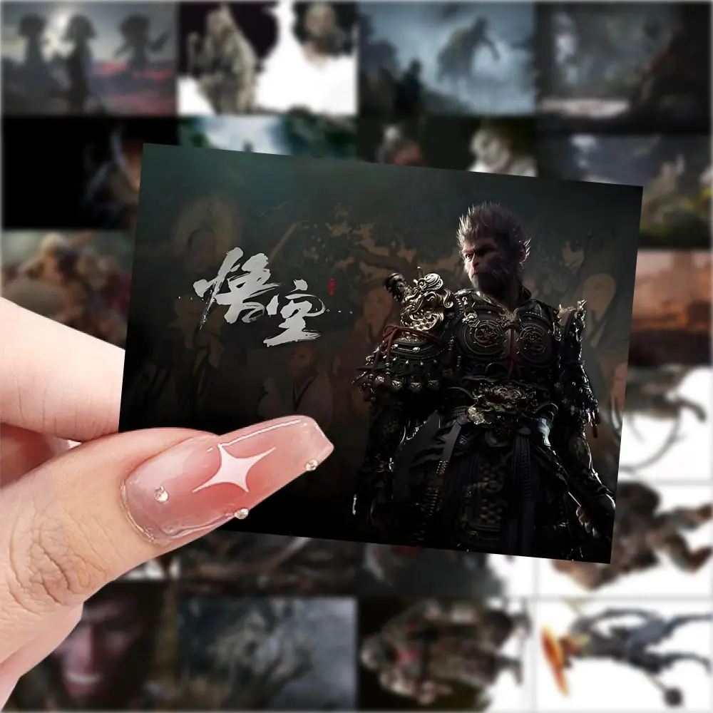 

63PCS Black Myth Wukong Stickers Cool 3A Game Sticker Cartoon Toy DIY Luggage Laptop Phone Guitar Bike Skateboard Decals Toy