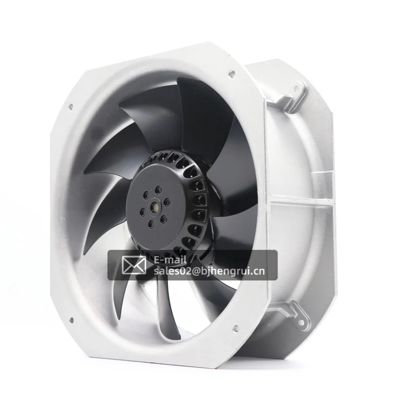 W2D200-HH04-07 52W 0.22A 400V AC 225x80mm 2500RPM Ball Bearing High Temperature Inverter Axial Cooling Fan