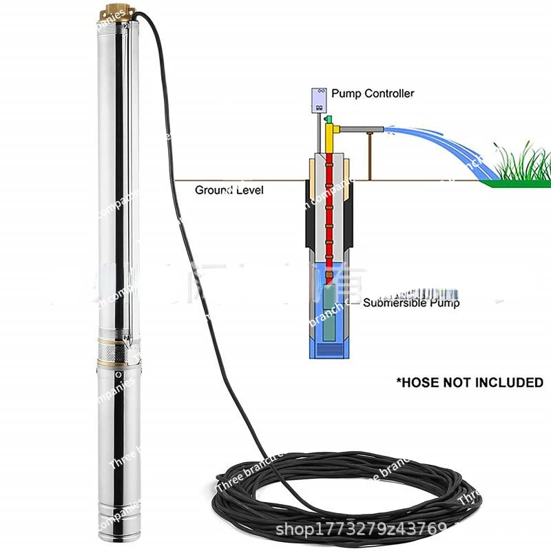 SST Deep Well 220V Corrosion-Resistant Household Submersible 2HP Agricultural 40M Line