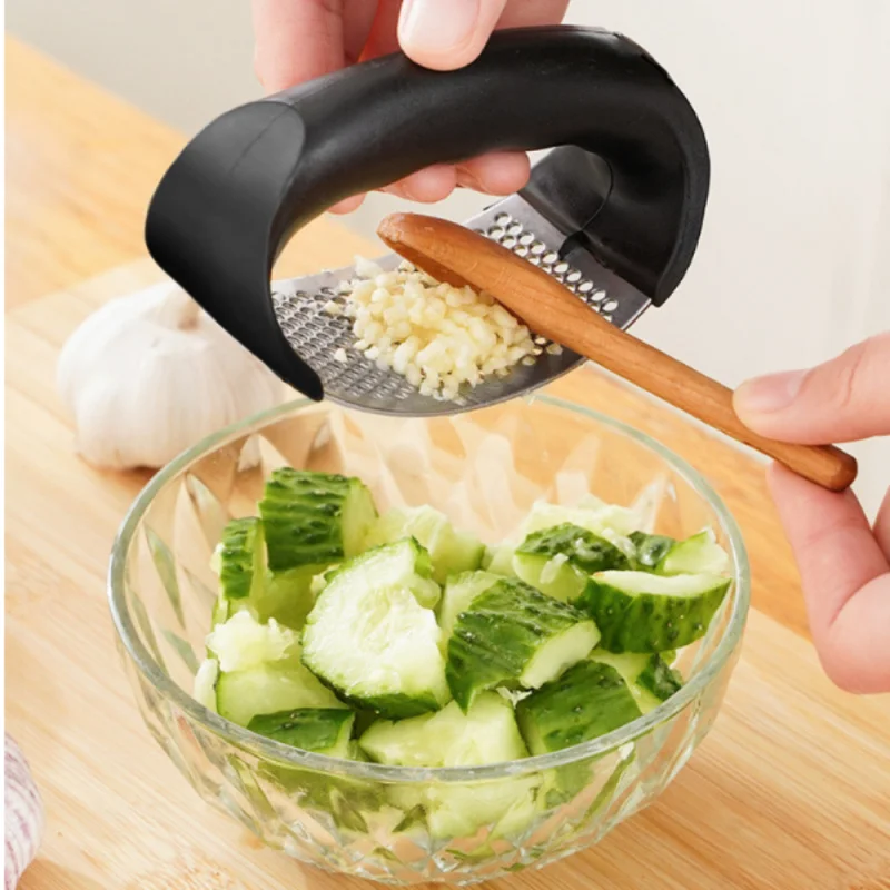

Manual Garlic Mashed Machine Stainless Steel Kitchen Multifunctional Ginger And Garlic Mashed Machine Kitchen Tools