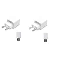 T85C-2X Tuya Zigbee 3.0 Signal Repeater USB Extender For Zigbee2mqtt Devices Mesh Home Assistant Deconz Automation,EU Plug