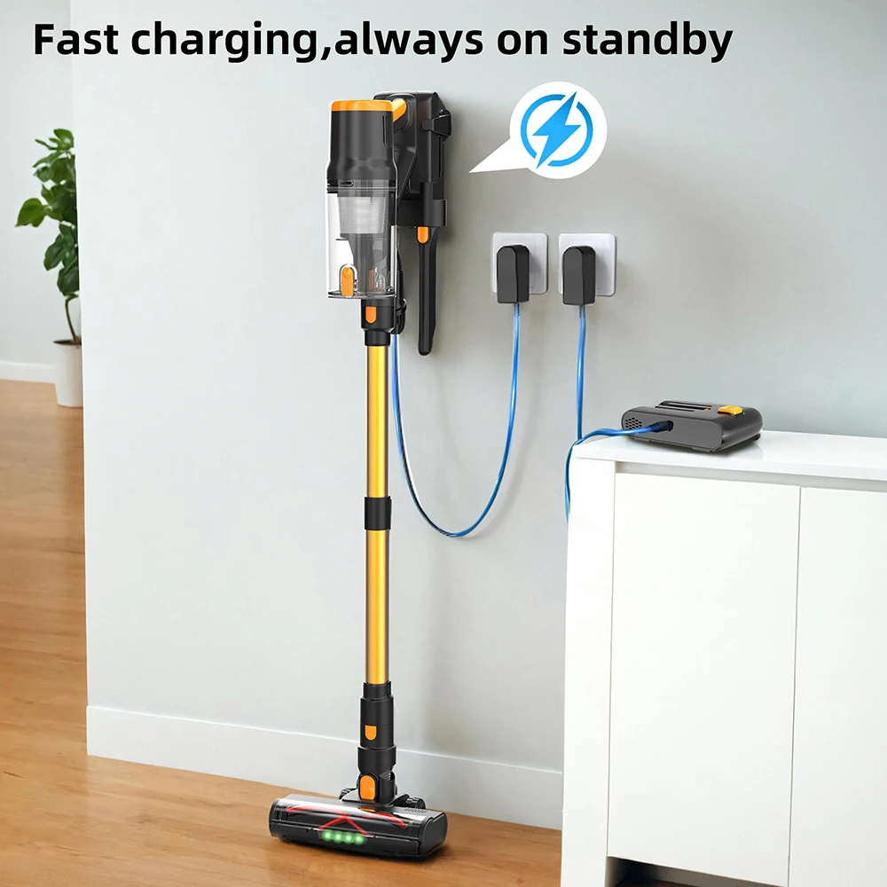 مكنسة بلاسوم DSV112A 45000pa لاسلكية بقدرة 550 وات و55 دقيقة تعمل باللمس لسجادة شعر الحيوانات الأليفة والأرضيات الصلبة #6