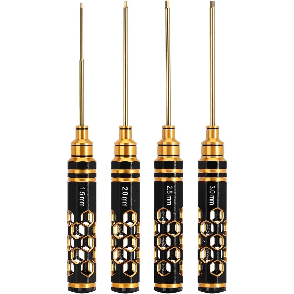 

INJORA Набор шестигранных отверток с радиоуправлением, наборы шестигранных ключей 1,5 мм, 2,0 мм, 2,5 мм, 3,0 мм, шестигранные отвертки, радиоуправляемый автомобиль