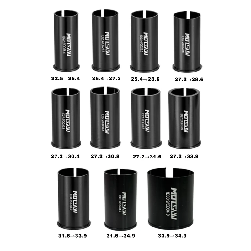 

Aluminum alloy bicycle/mountain bike seat tube adapter, folding seat tube converter
