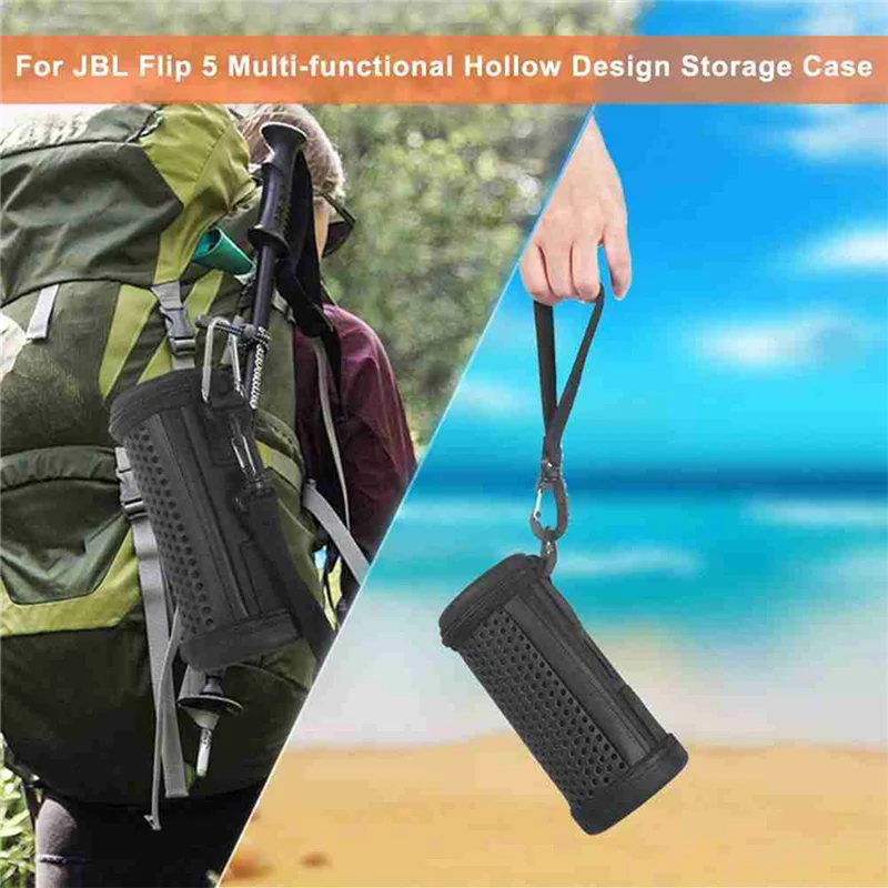 Stabile Leistung-Ausgehöhlte Mesh Schutzhülle Hard Case Tasche Für Flip4 Flip 5, Wasserdichte Bluetooth-Kompatibel Lautsprecher Acc