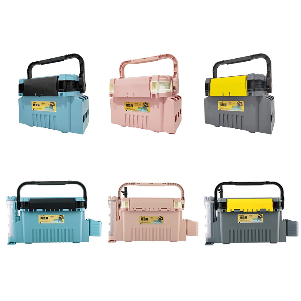 Fishing Tackle Box Multifunctional Fishing Hook Stop Beads Box High-Capacity Portable Non Slip Handheld for Fished Gear
