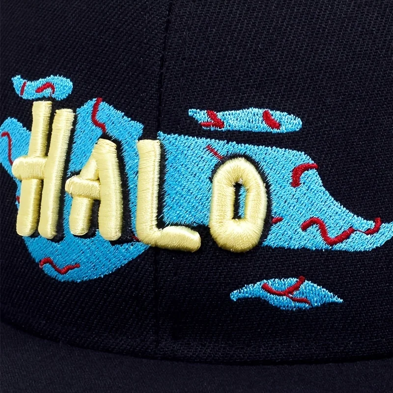 HALO letter embroidery baseball cap fashion hip-hop tide caps men and women universal flat hat outdoor sports sun hats