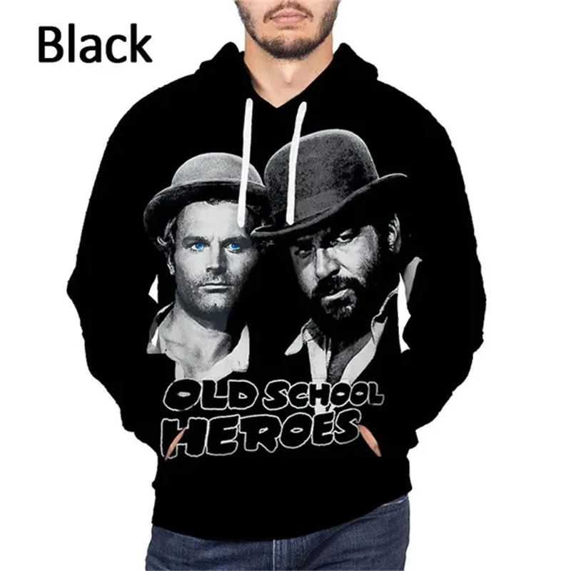 Summer New Style Terence Hill And Bud Spencer 3D Printed Hoodie Men And Women Funny Hip-hop Casual Fashion Cool Tops Sweatshirts