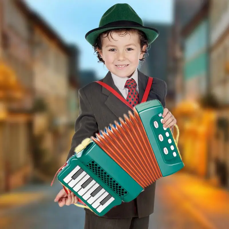 cartoon Kids Accordion Mini Toy Musical Instruments Kids Musical Instrument Educational Gifts For Children Toddlers Beginners