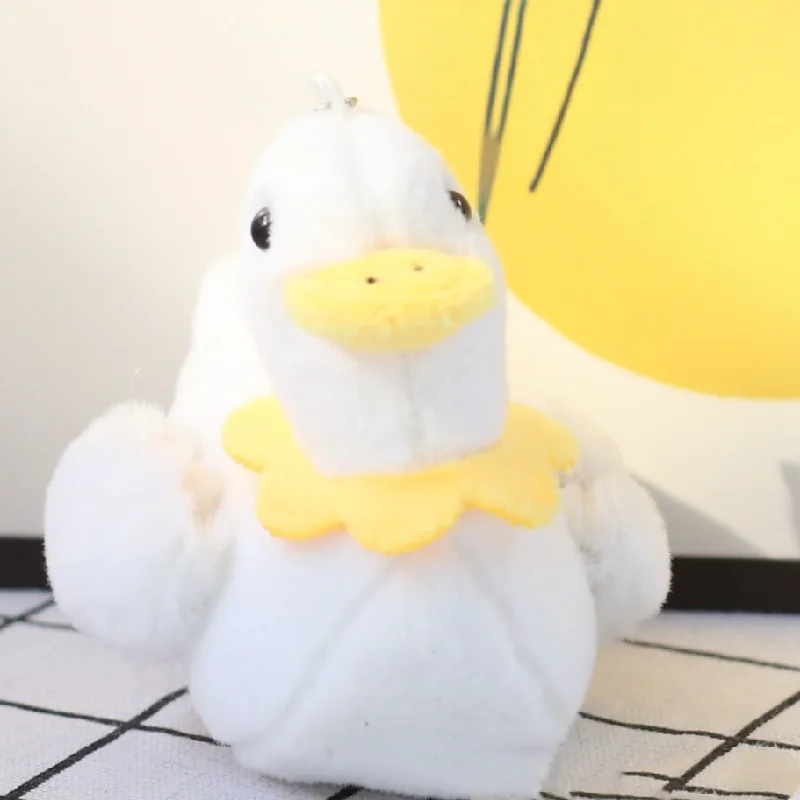 60pcs/lot Wholesale Hot Style Cute Duck Plush Toy Creative Yellow White Duckling Doll Pendant,Deposit First to Get Discount much