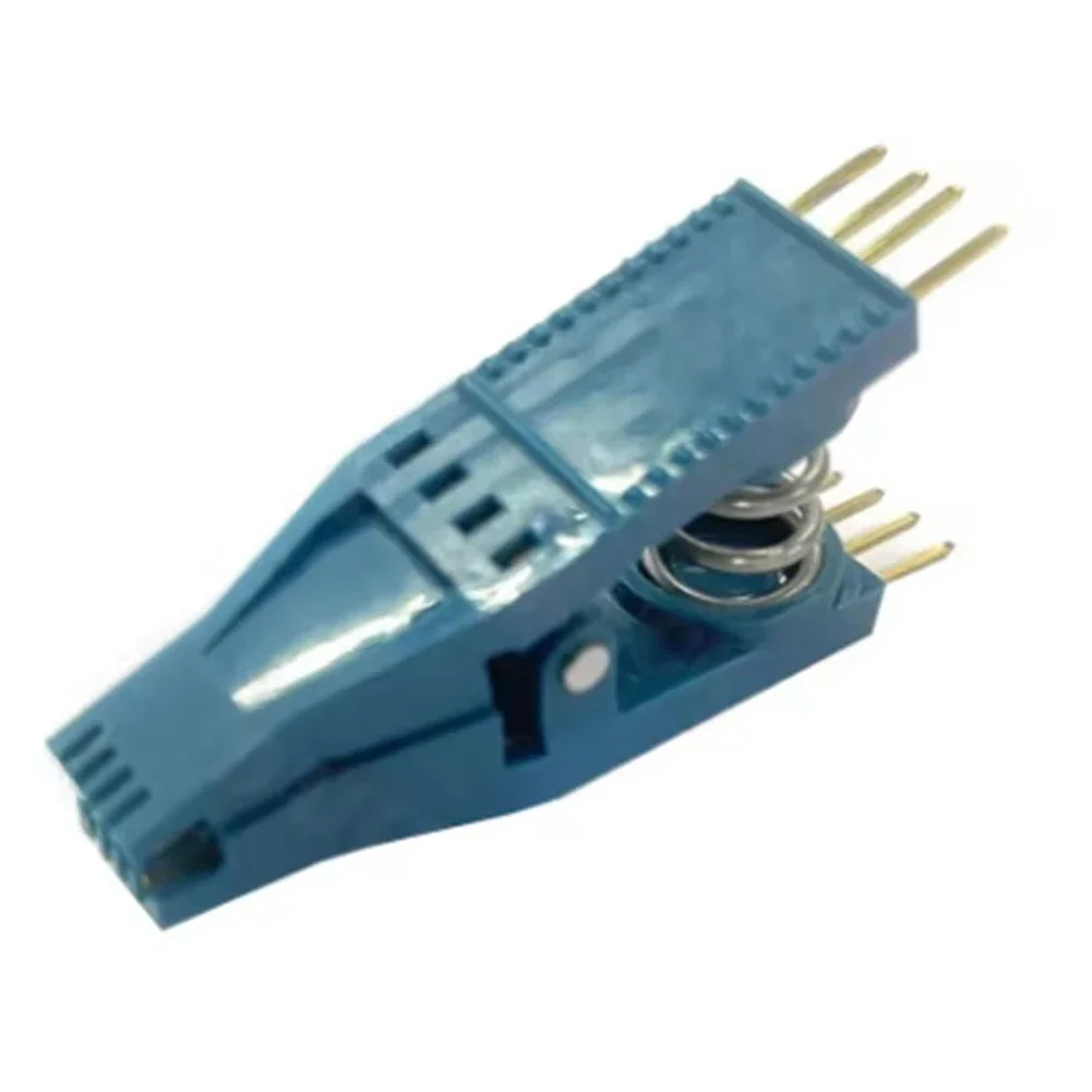 Tacho Data Clip 8-pin SOIC Clip Gold Plated Contacts Isolation Barriers 2.54mm Pitch Square Pins 0.1 Spacing Standard