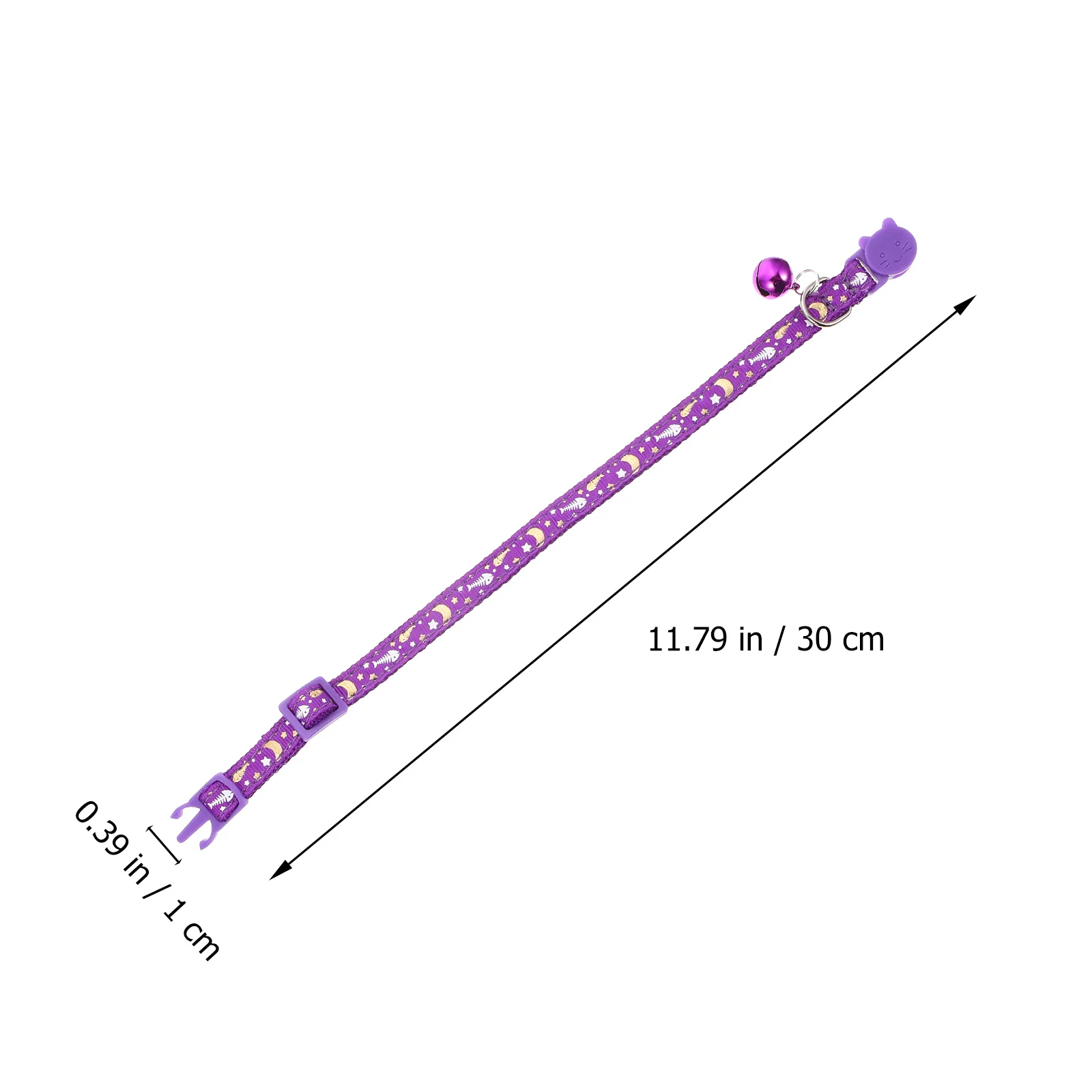 

2pcs Cat Collar Adjustable Breakaway Reflective Pet Collar For Outdoor Cat Supplies Wear-Resistant Scratch-Resistant