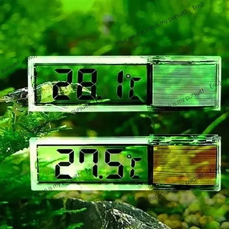 1pcs Aquarium Thermometer Electronic LCD Digital Fish Tank Temperature Measurement Fish Tank Temp Meter Aquarium Accessories