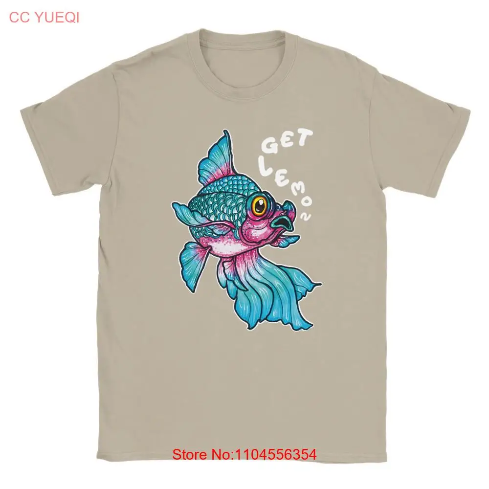 Turquoise Fancy Fish T shirt Get Lemon Style long or short sleeves