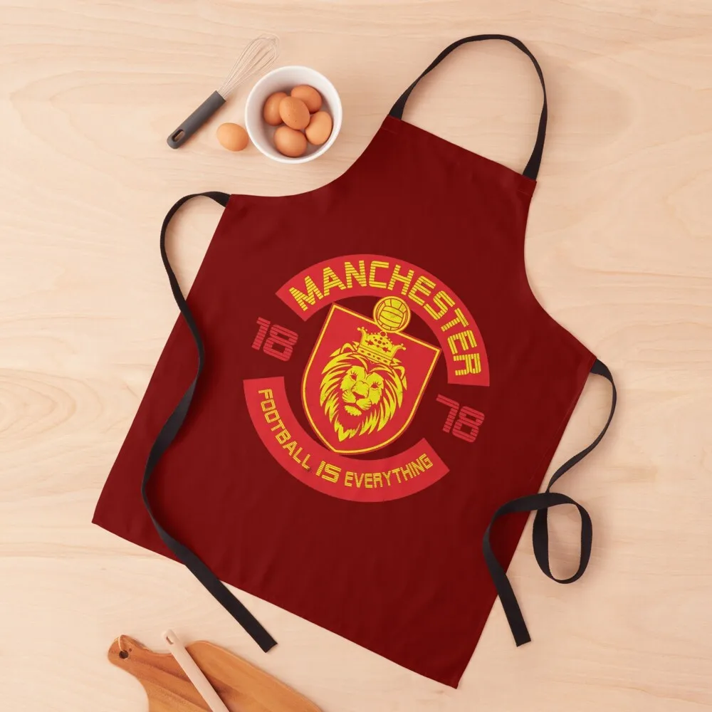 

Football Is Everything - Manchester Squad Retro Apron kitchen item man chef uniform Apron