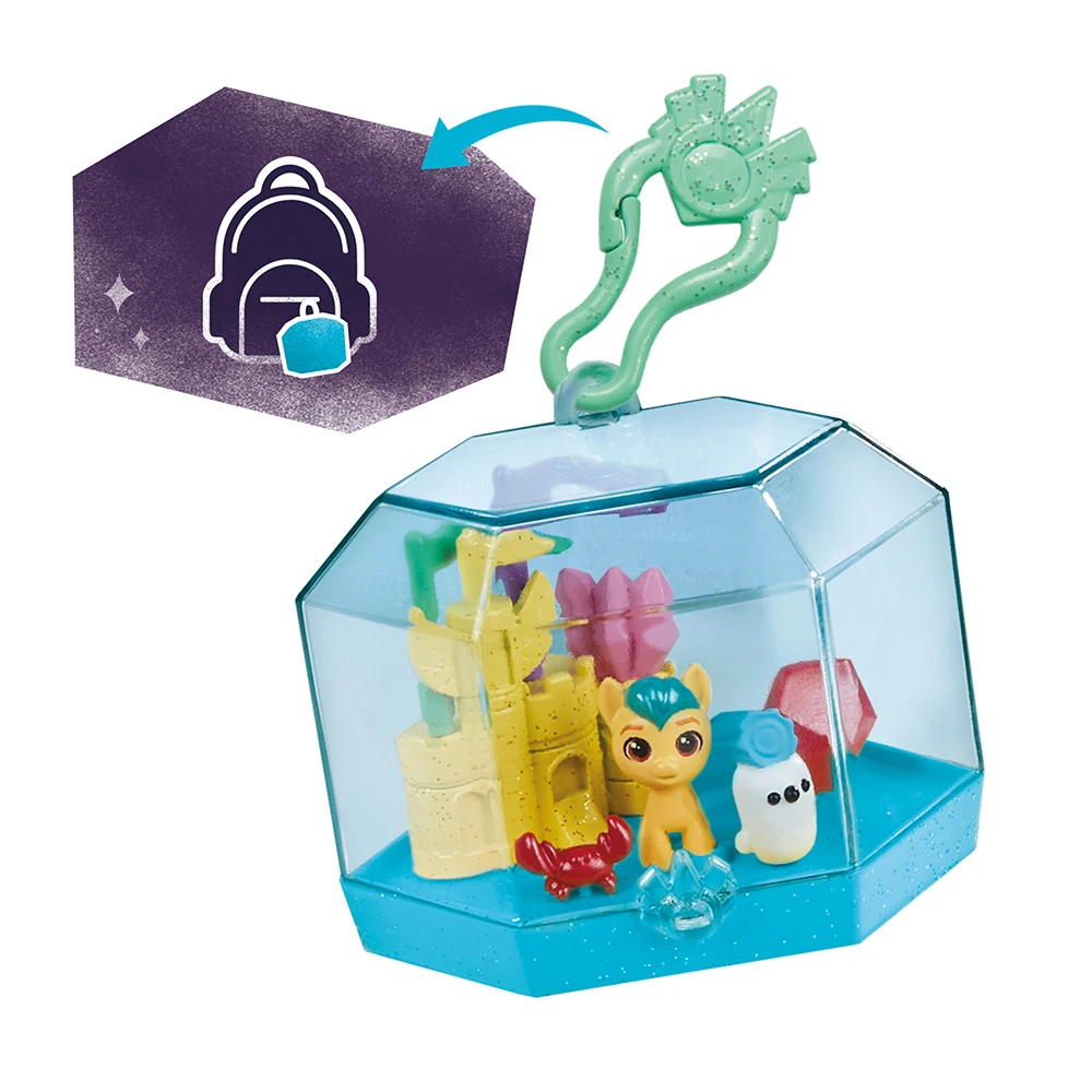 Genuine Scale Model My Little Pony Friendship Is Magic Mini Magic Box Scene Pendant Girls Action Figure Toys