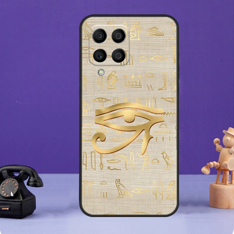 Eye of Horus Egypt Case For Samsung Galaxy M12 M32 M52 M55 M13 M33 M53 M14 M34 M54 M20 M30s M31s M51 M31 M21