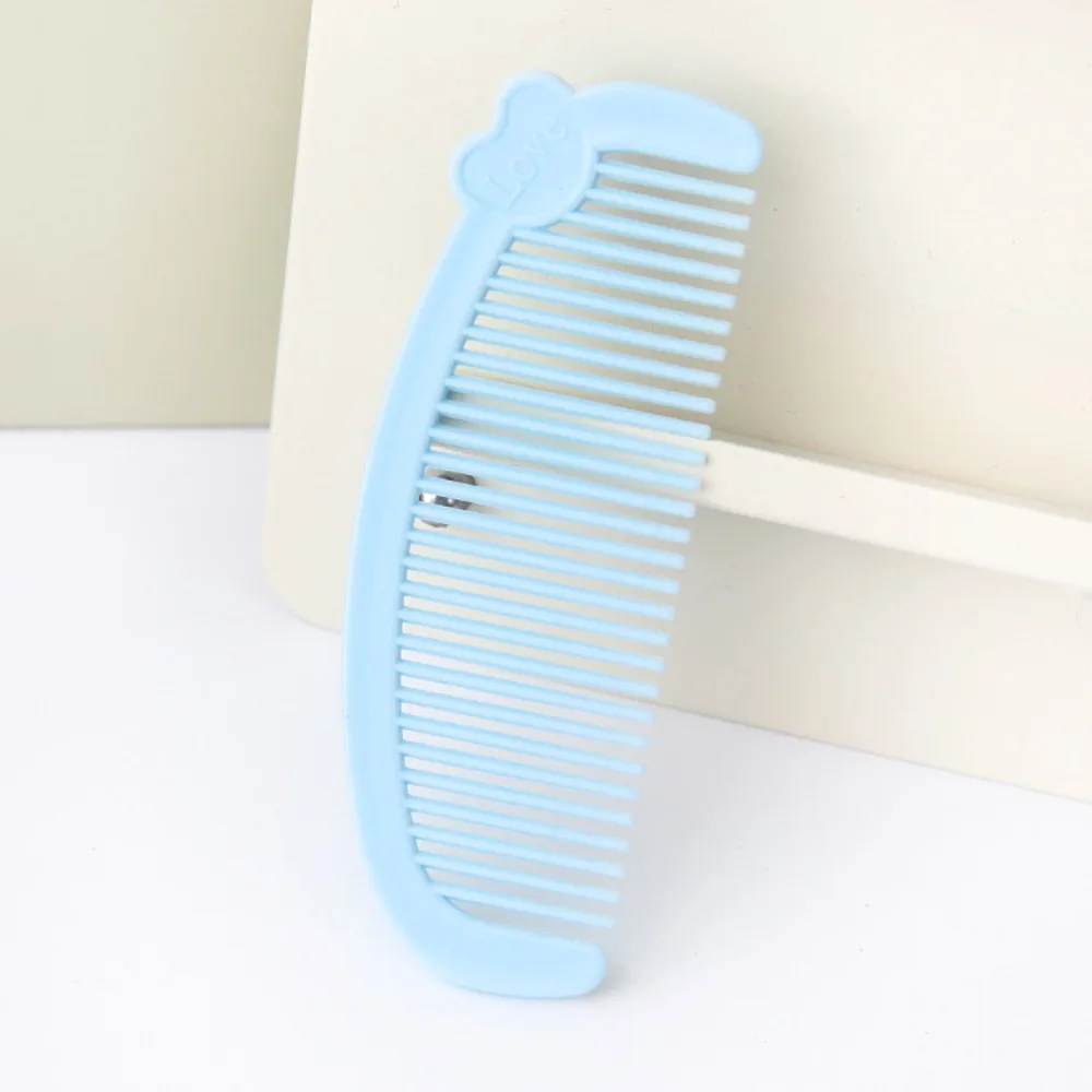 Hairdressing Comb Hair Care Mini Comb Portable Smooth Cute Hair Comb Candy Color Love Kids Hair Brush Students