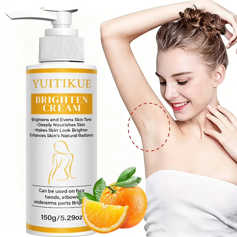 YUITIKUE Brightening Body Cream 150g Even Skin Tone Deep Nourish For Underarm Elbow Hand Face Bright Skin Lotion