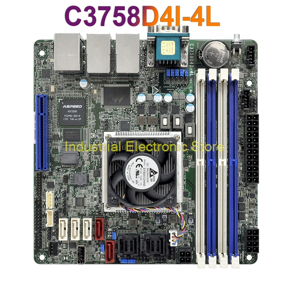 

8-Core 35W Support C3758 For ASRock Rack Server Motherboard C3758D4I-4L