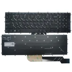 New Russian Keyboard For Dell Inspiron 15 5565 5567 5570 5590 5587 5575 5770 5775 7566 RU Black