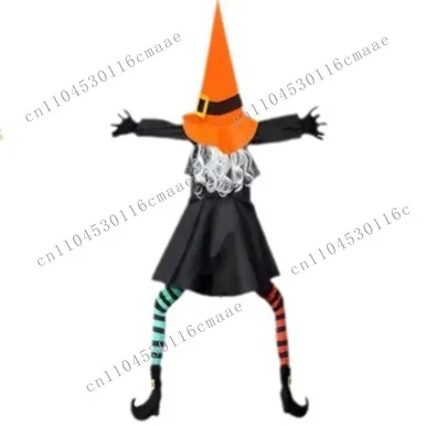 Halloween Tree Climbing Witch Tree Party Pendant Arrangement Props