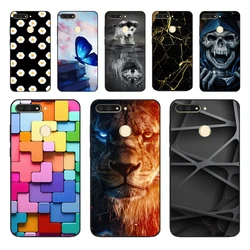 For Huawei Y6 2018 Case Soft TPU Silicon Phone Back Cover for Huawei Y 6 Y6 Prime 2018 ATU-L31 Case 5.7 inch ATU-L21 etui bumper