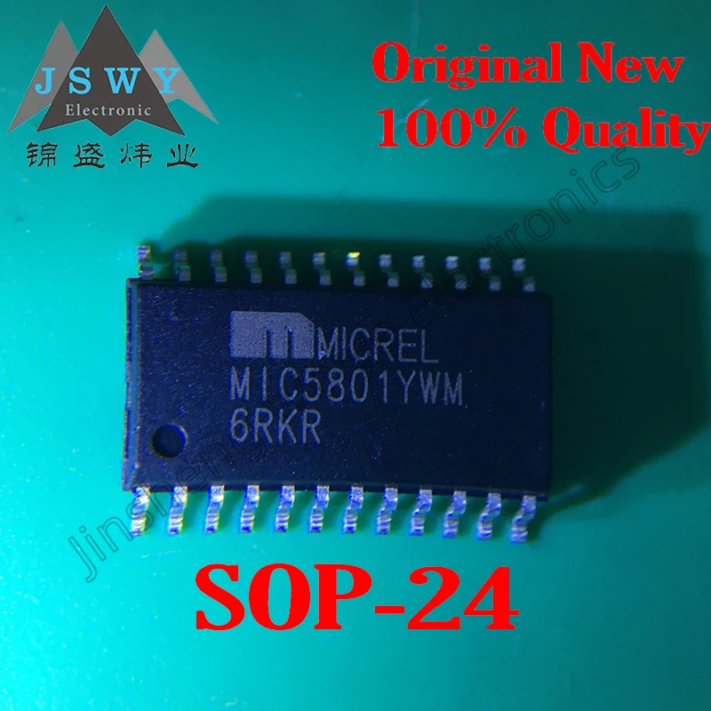 

MIC5801YWM MIC5801BWM MIC5801 SMD SOP-24 чип драйвера IC 100% новый оригинальный Бесплатная доставка Электроника