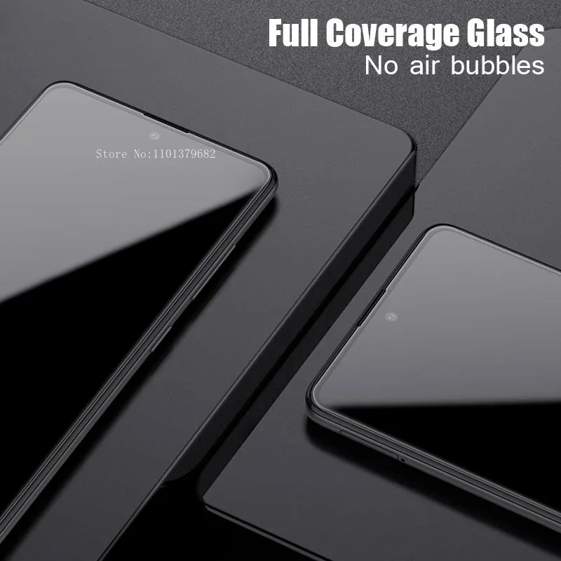 6in1 Full Cover Glass For Poco M6 Pro Tempered Glass Poco M6 Pro Screen Protector HD Protective Phone Film Poco M6 Pro 4G Glass