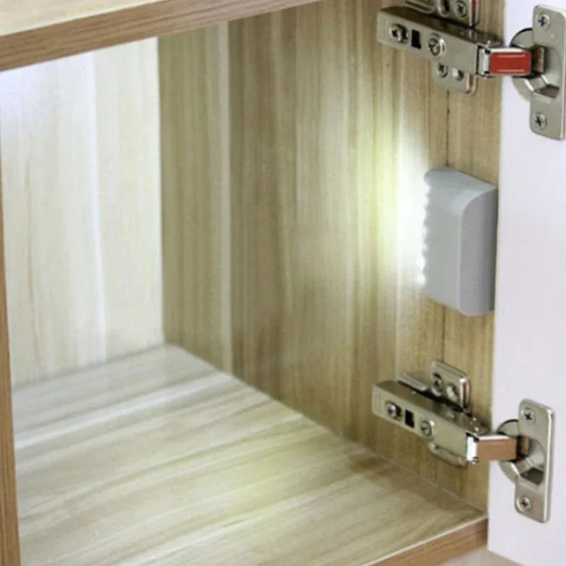 7leds LED Under Cabinet Light Battery Powered Sensor Touch Closet Lamp for Kitchen Cupboard Wardrobe Inner Night Lamp