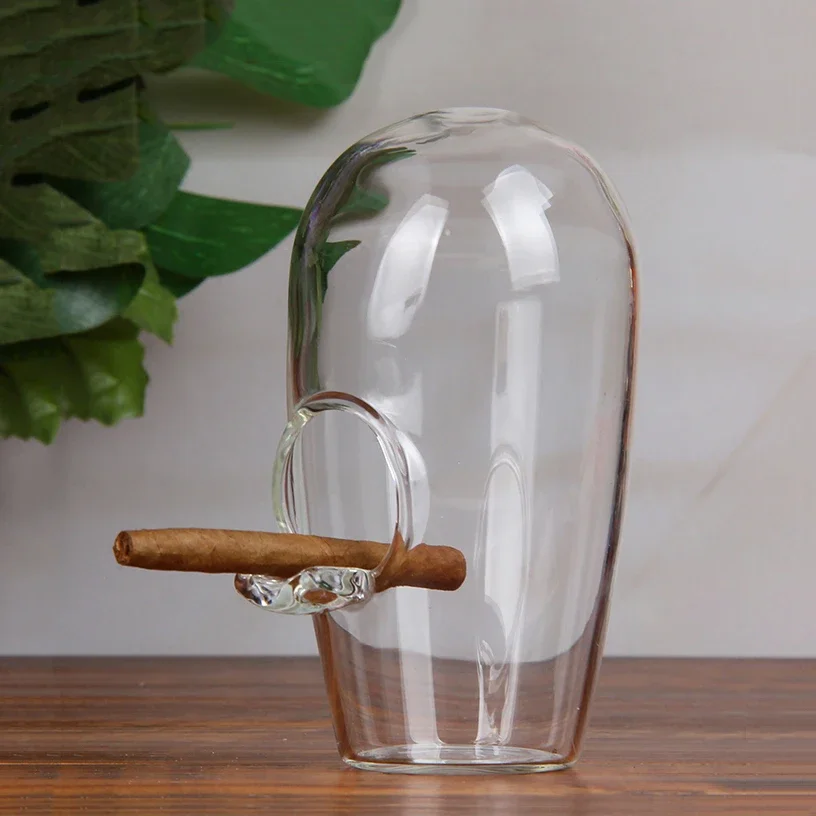 

Стеклянная пепельница для сигар, креативная, для домашнего использования, дымостойкий лоток, держатель для аксессуаров для курения, подставка, внешний лоток, пепельница, аксессуары для сигар