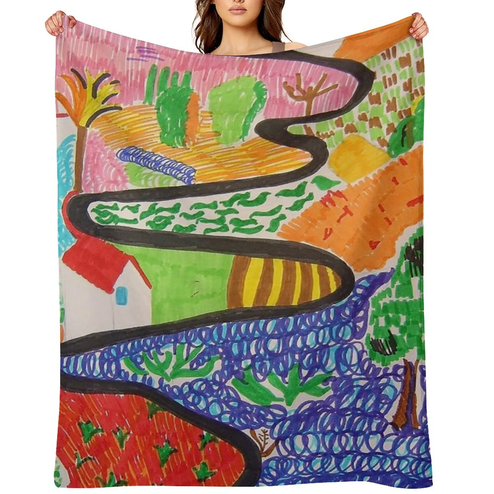 

David Hockney Throw Blanket Blankets For Baby Thin Weighted sofa bed Blankets