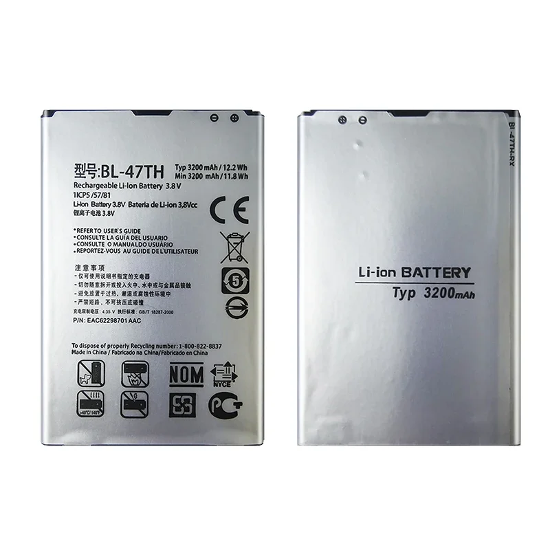 

Mobile Phone Battery BL-47TH For LG Optimus G Pro 2 F350 D837 D838 LTE-A BL 47TH Rechargeable Certified Quality