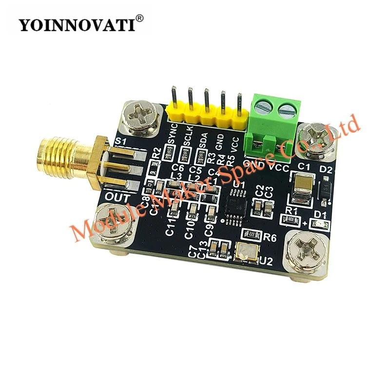 AD9833 Programmable DDS Signal Generator Module, High-Speed Sine/Triangle/Square Wave Output, SPI Interface for Arduino