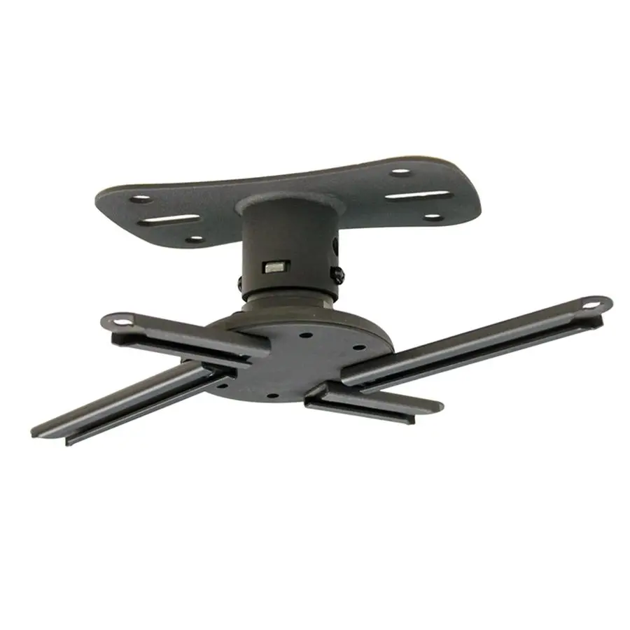 P101 Universal Projector Ceiling Mount Solid Steel Construction Easy to Install Black
