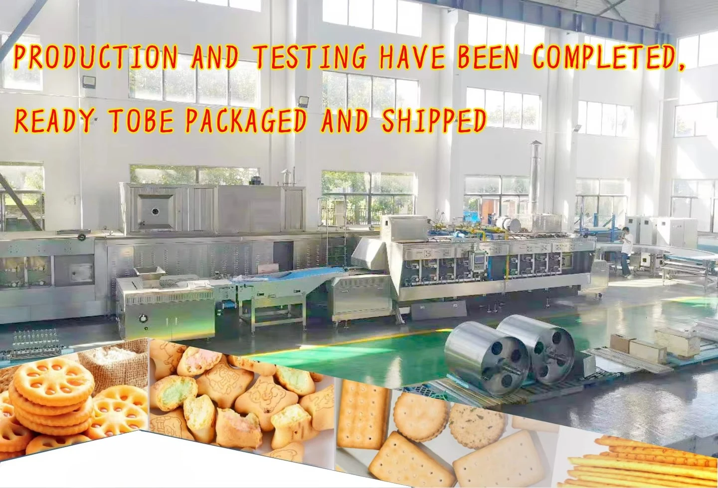 FOODLINE Customized Highly recommended wafer biscuit making machine Multifunctional sandwich biscuit production line