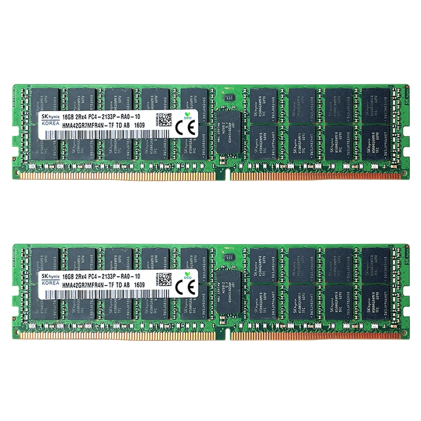 SK hynix メモリー DDR4 16GB×2枚 計32GB(管理番号:14 SK ハイニックス DDR4 16GB/32GB 2133MHz RAM 2Rx4 PC4-2133P 1.2V