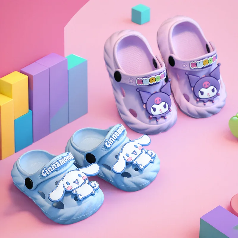 MyMelody Cinnamoroll ragazzi ragazze bambini camera da letto del bambino Open Toe leggero estate antiscivolo cartone animato divertente casa degli