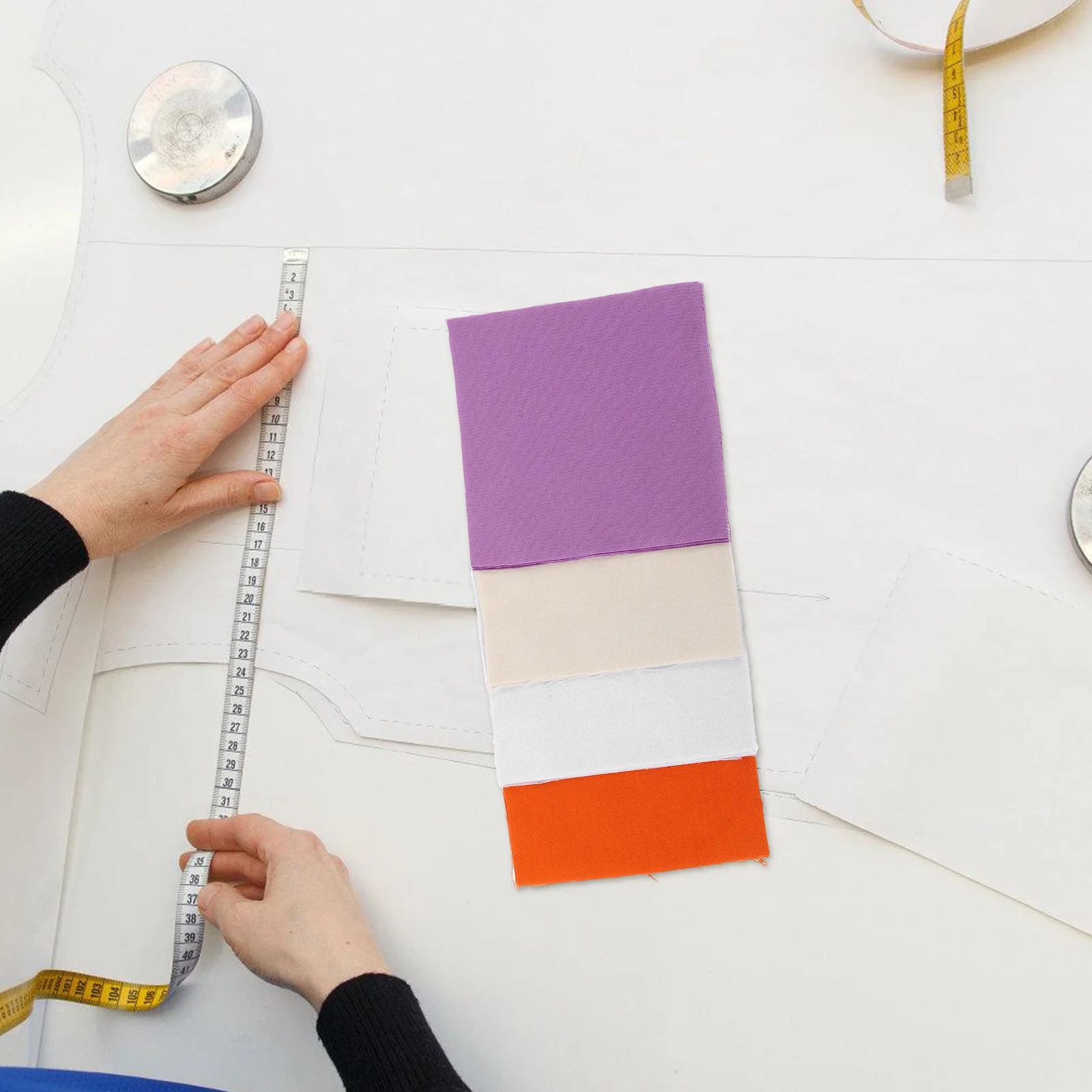 

12Pcs Embroidery Fabric Cotton Squares 5.89x5.89in Durable Soft Cloth for Punch Needle Stitchwork DIY Sewing Crafts Needlework