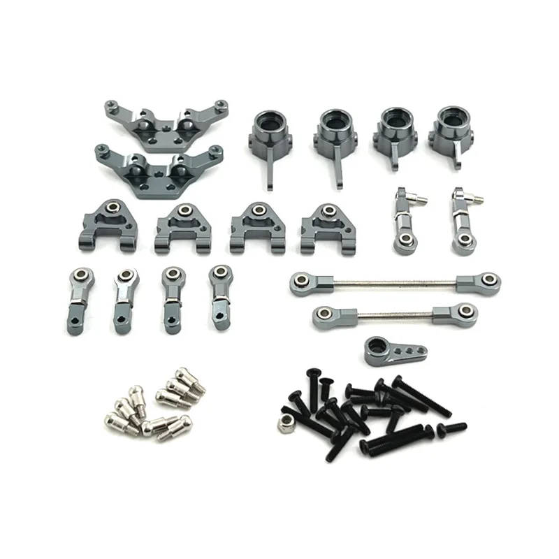 Wltoys 284161 284010 284131 K989 k979 K969 P929 P939 Kit di parti di aggiornamento in metallo tazza dello sterzo 1/28 RC Set di accessori per l'aggiornamento dell'auto