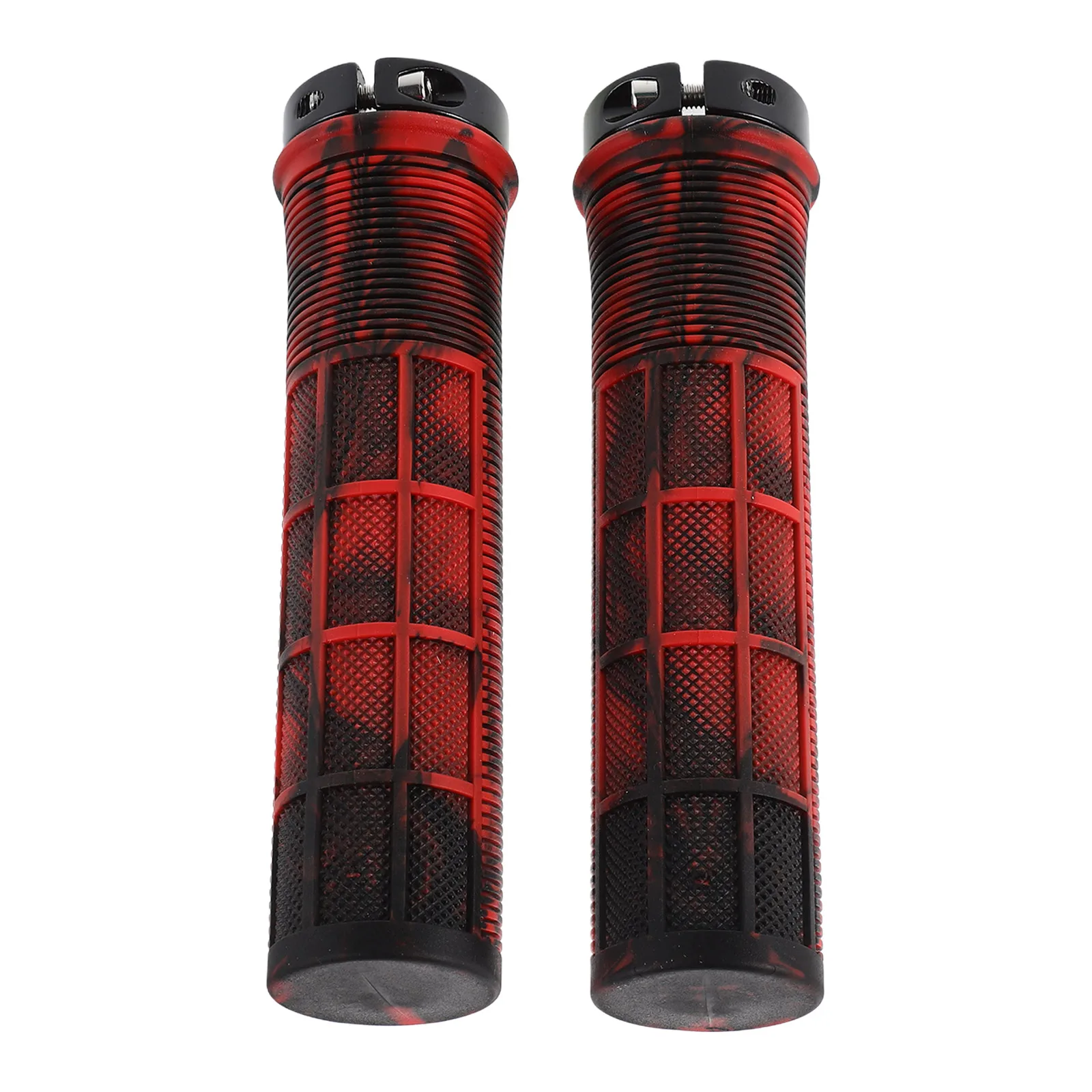 

2pcs Folding Handlebar Grips NonSlip Camouflage For Mountain Bikes Bicycle Outdoor Sports Bike Locking Rubber Covers