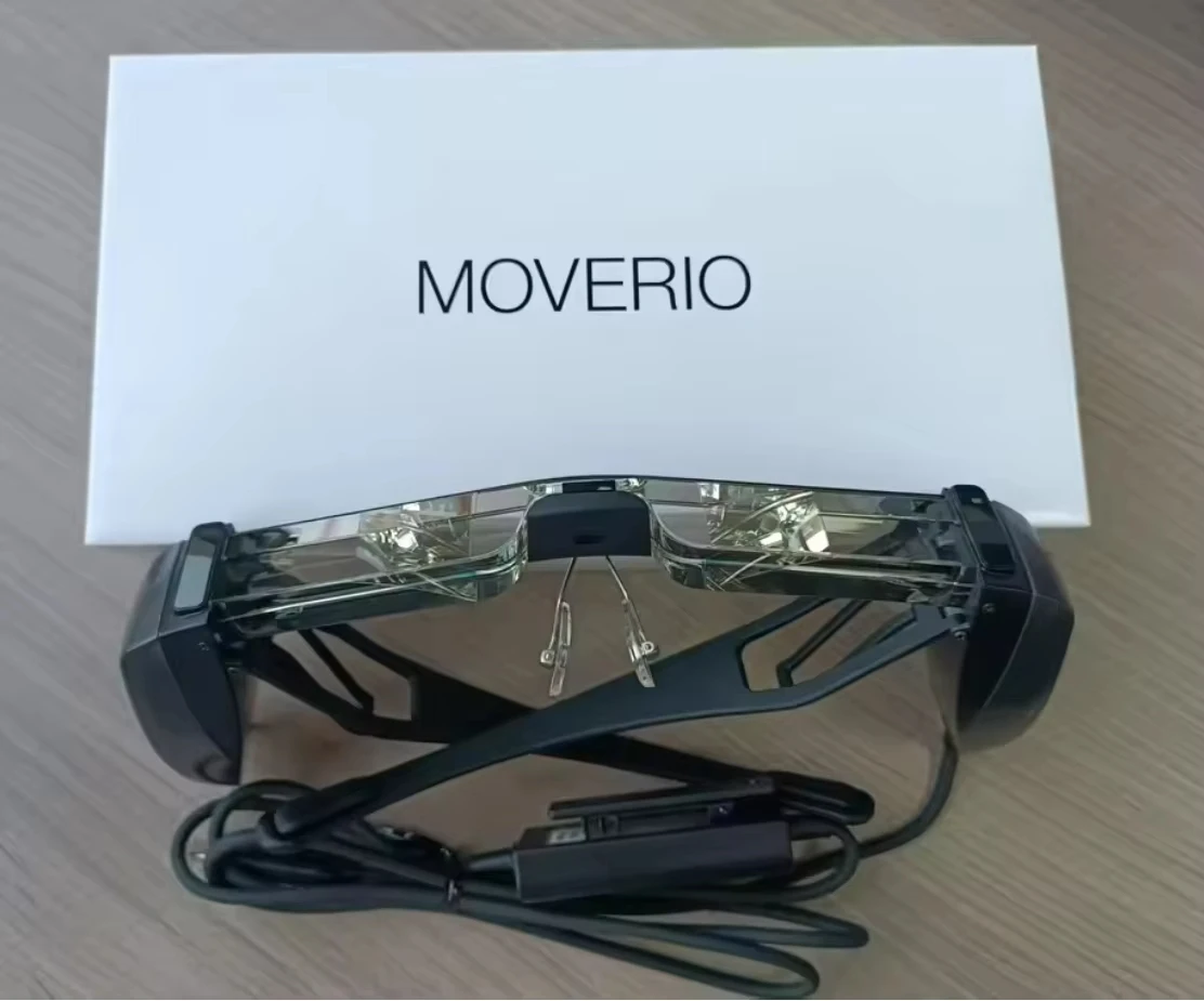 في الأوراق المالية! نظارات Moverio BT-40 الذكية الأصلية BT-40 AR نظارات 120 بوصة Full HD 1080P شاشة ثانية Si-OLED Microprojection