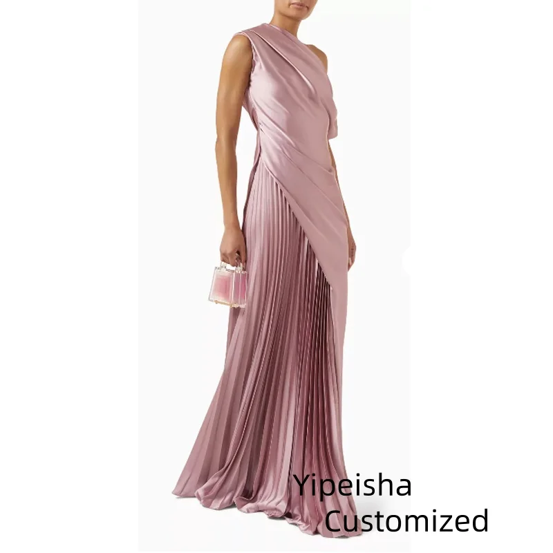 

Customized Luxury Beads Evening Dresses فساتين سهرة Black Vestidos De Festa Manual Long Sleeves Dress Prom