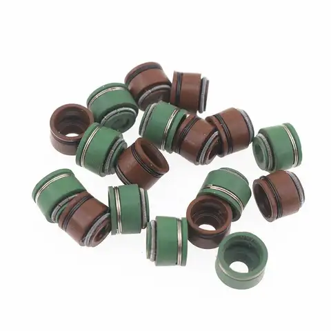 Motorcycle Engine Cylinder Valve Stem Oil Seals For GY6 50cc 125 150cc QMB139 157QMI 152QMI Scooter Moped