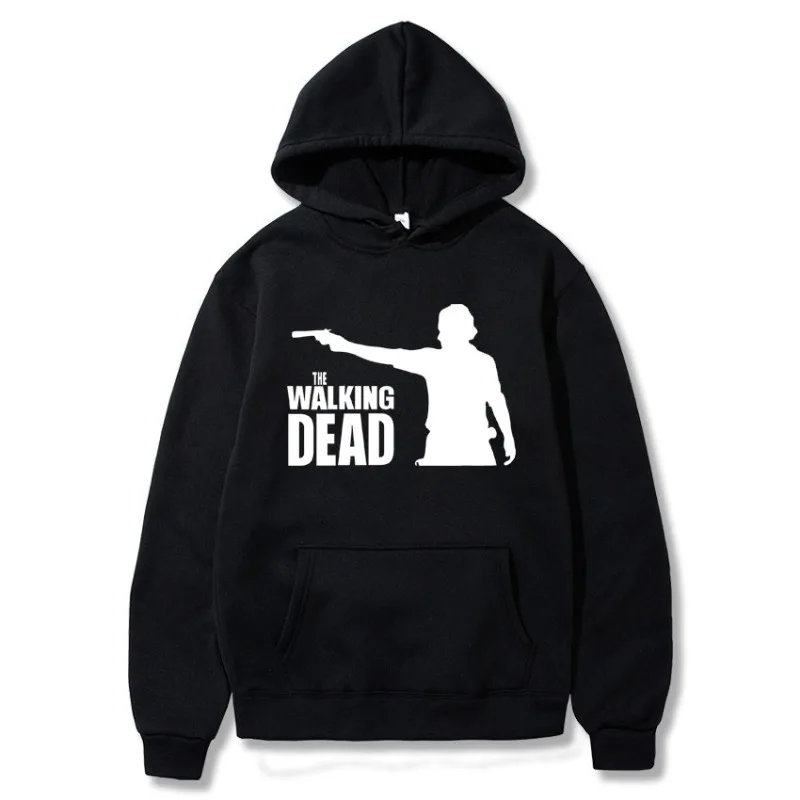 جديد The Walking Dead هوديس المسلسلات التلفزيونية كول طباعة الرجال هوديي للجنسين البلوز الرجال Vintage الجرافيك هودي القمم الملابس كبيرة الحجم
