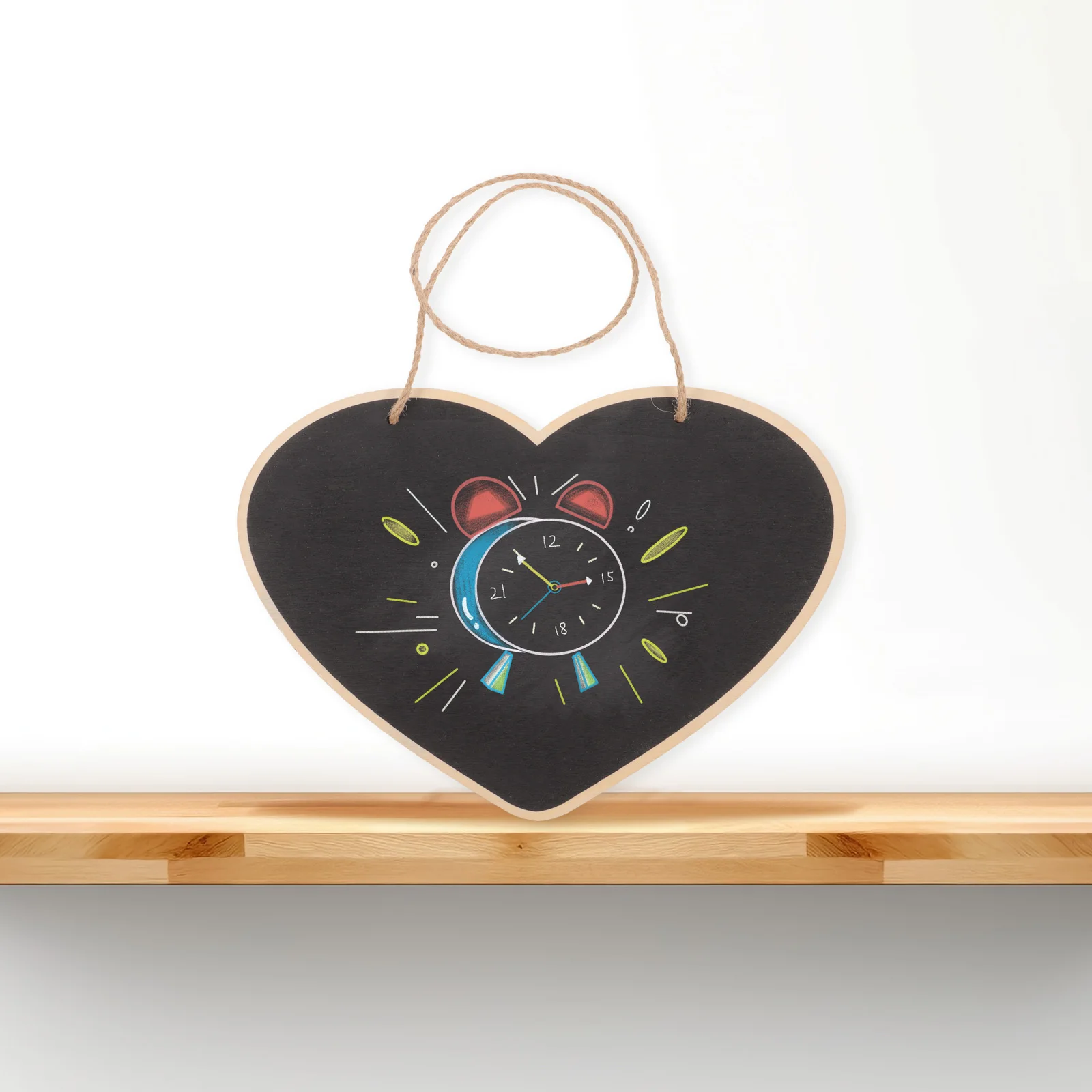 

Mini Blackboard Chips Home Decor Chalk Door Blank Decorative Wooden Chalkboard Wooden Hanging Sign Erasable Message Board