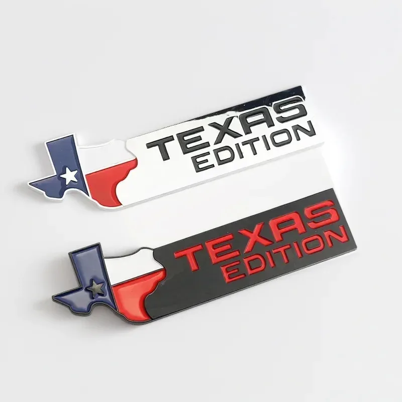 1 unidad de emblema 3D ABS Edición Texas Lone Star para CHEVY SILVERADO GMC SIERRA, calcomanía para maletero