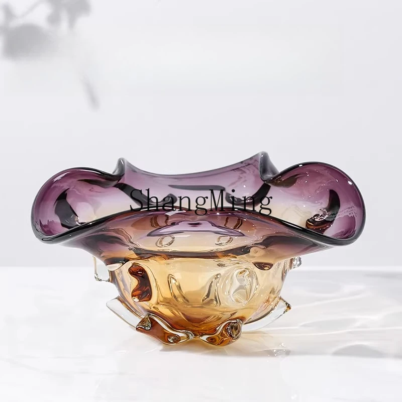 FG handmade glazed special-shaped fruit plate ornaments simple living room coffee table restaurant snacks and dried  fruit tray